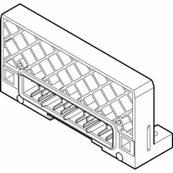 اتصالات شیر برقی فستو-صفحه پایانی شیر برقی فستوCPX-EPR-EV (195714)